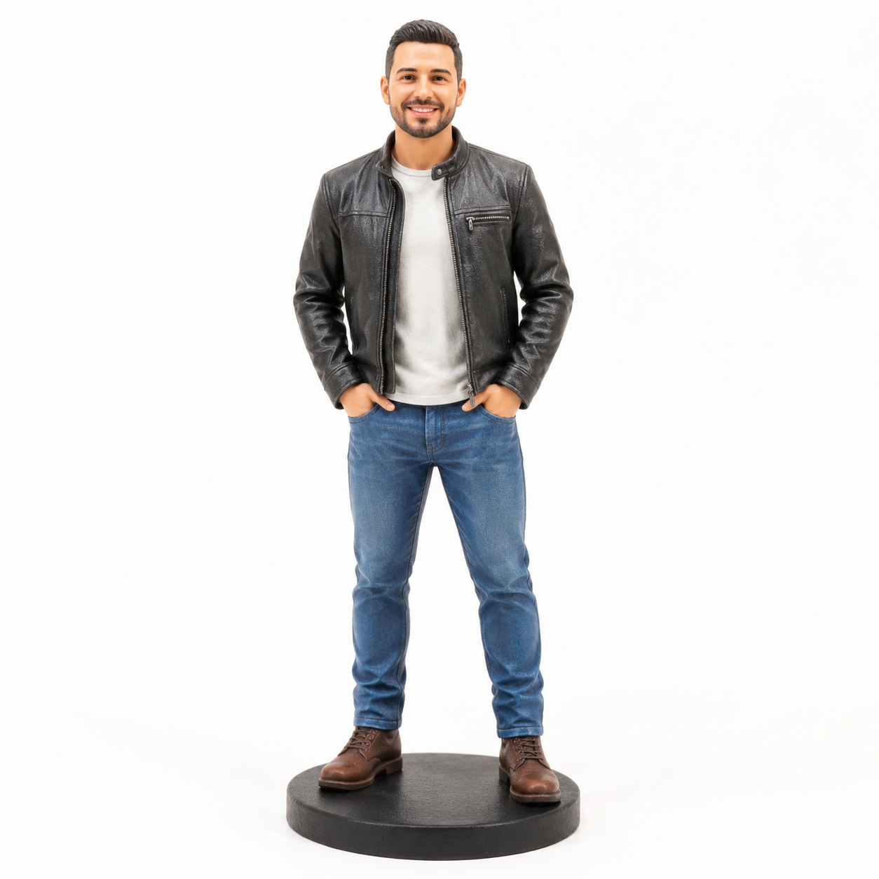 Custom 3D Portrait Figurine - Personalized Hand-Finished Photo Statue