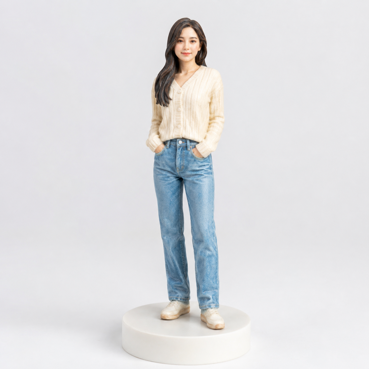 Custom 3D Portrait Figurine - Personalized Hand-Finished Photo Statue