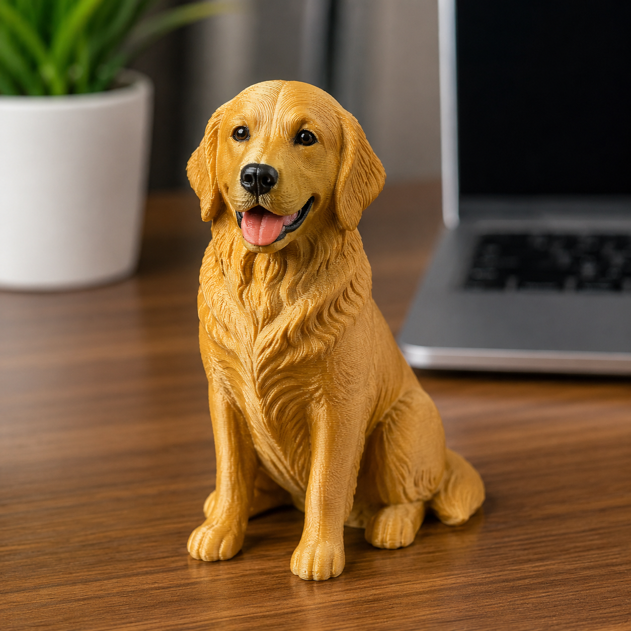 Custom 3D Realistic Pet Statue - Custom Dog & Cat Memorial Figurine